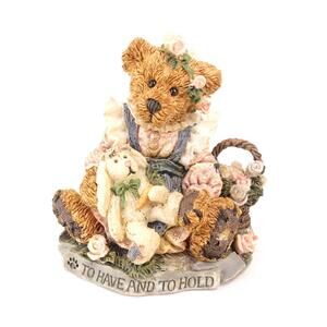 Boyds Bears Bearstone Bailey & Wixie to Have and to Hold #2017 Vintage 1993